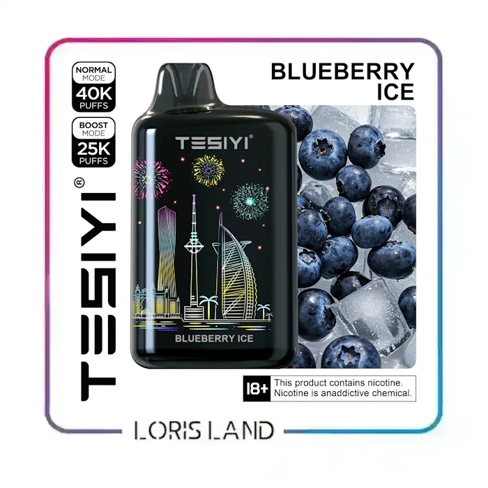 پاد یکبار مصرف بلوبری یخ تی سی 40 هزار پاف